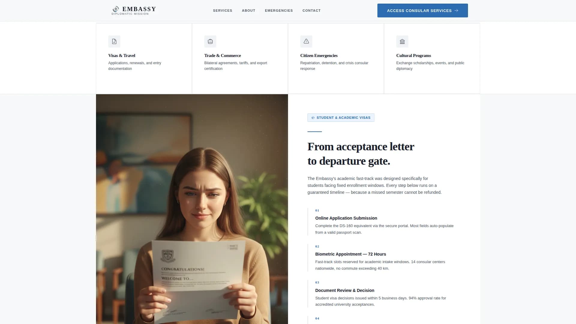 Government Agency & Department Professional Website Template
