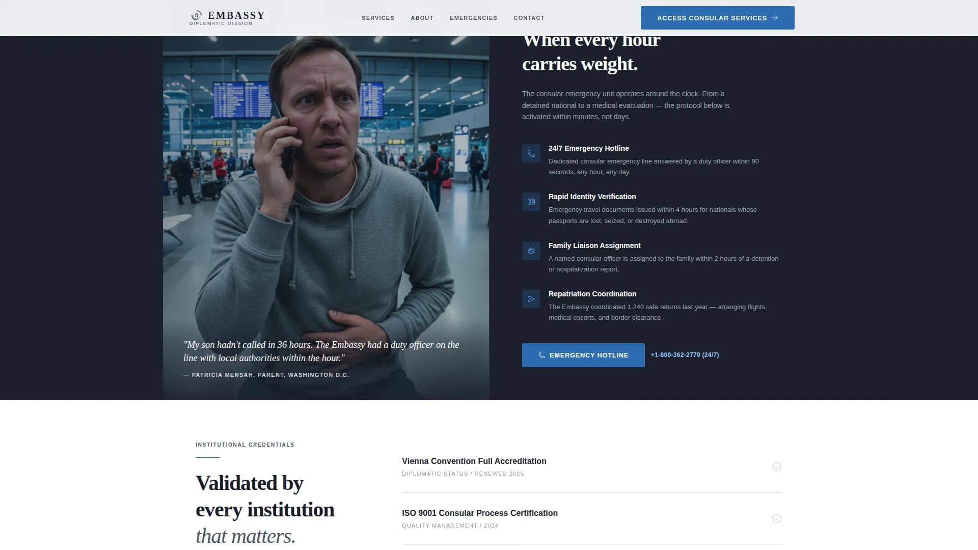 Government Agency & Department Professional Website Template