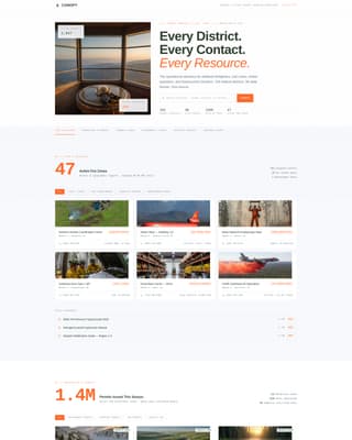 Land & Environmental Agency Directory Website Template