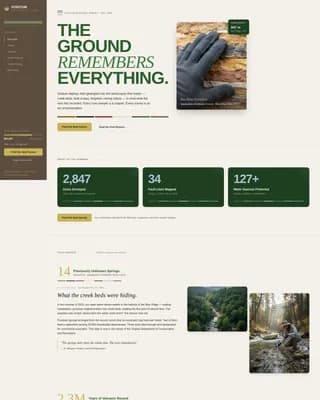 Land & Environmental Agency Professional Website Template