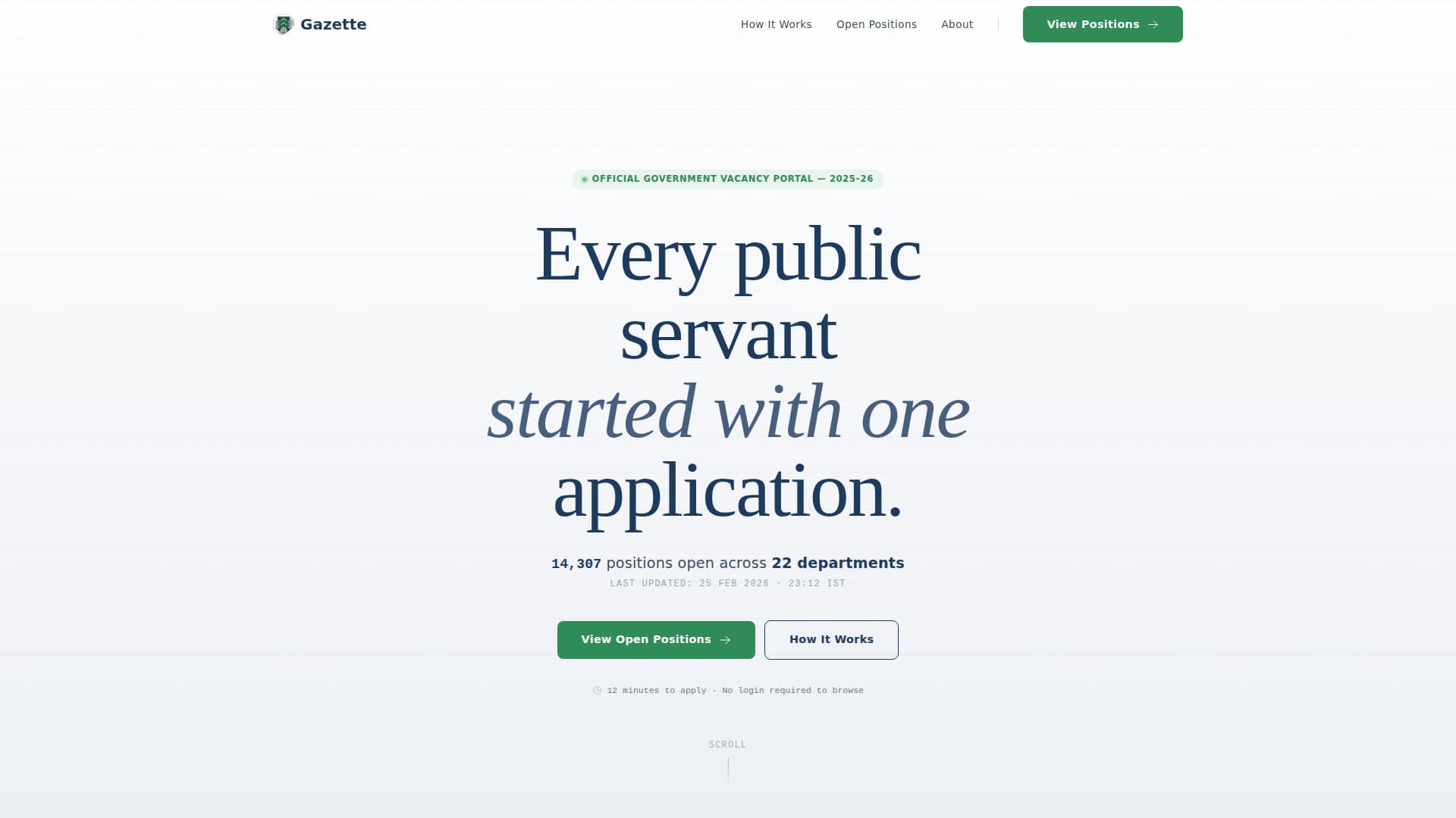 Digital Government Booking Website Template