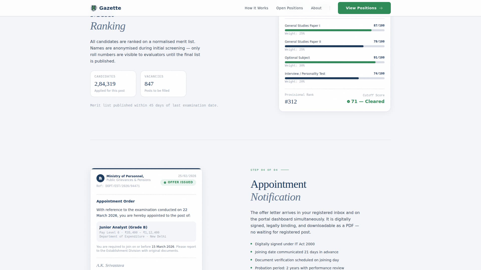 Digital Government Booking Website Template