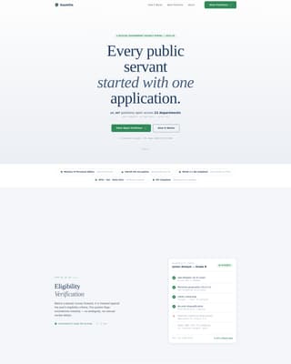 Digital Government Booking Website Template
