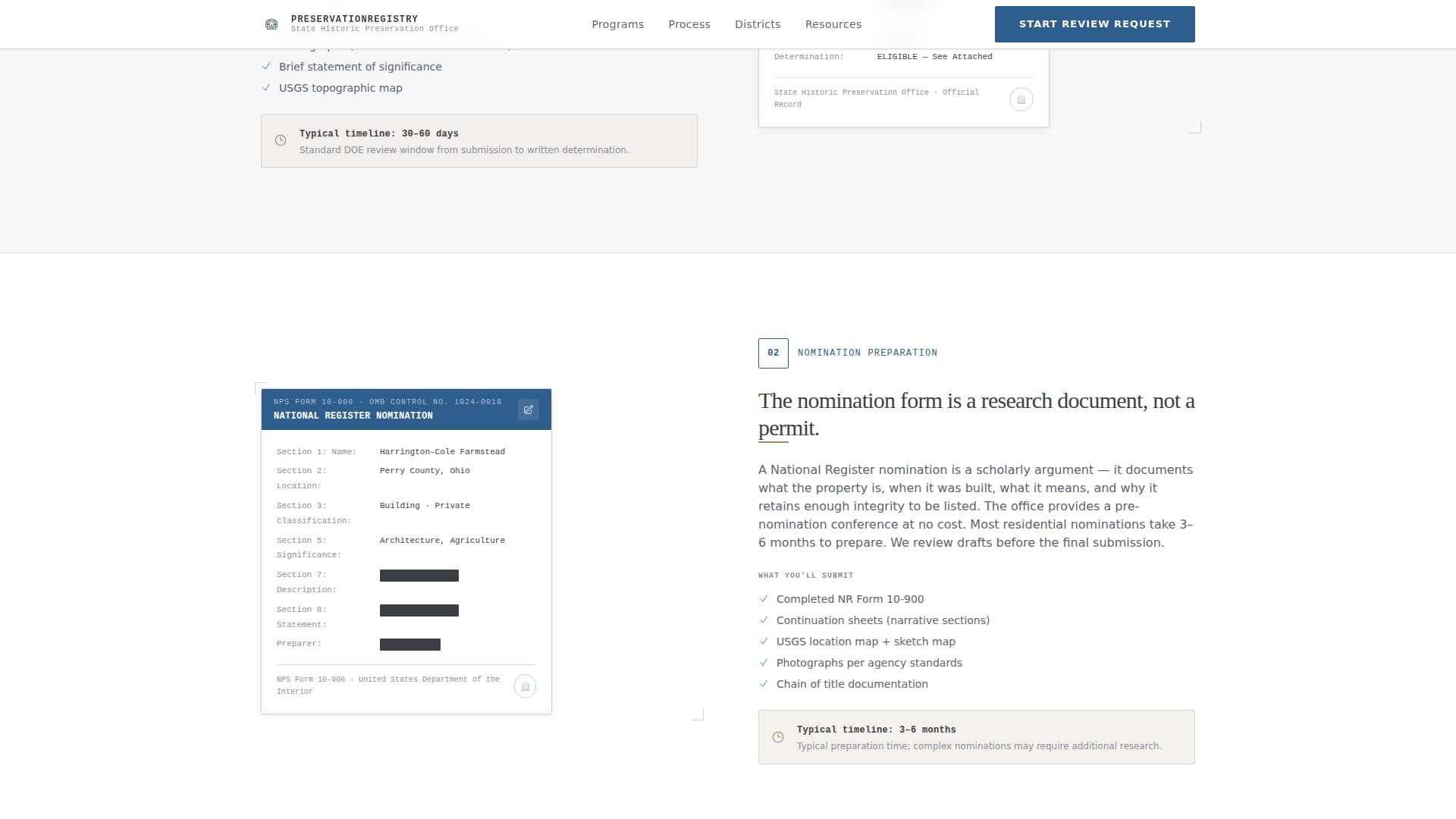 Historic Preservation Government Professional Website Template
