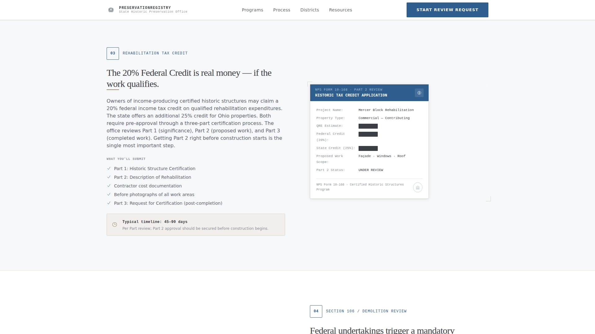Historic Preservation Government Professional Website Template