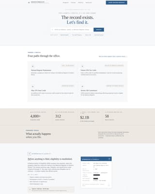 Historic Preservation Government Professional Website Template