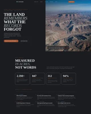 Historic Preservation Government Directory Website Template