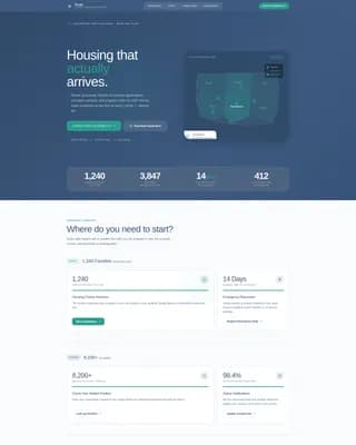 Housing Government Professional Website Template