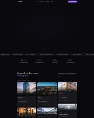 Architectural Technology Pricing Website Template