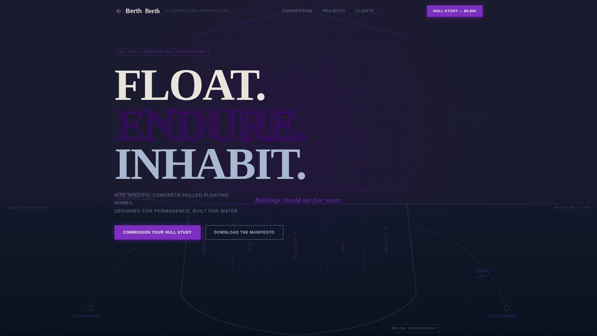 Tiny & Alternative Architecture Professional Website Template