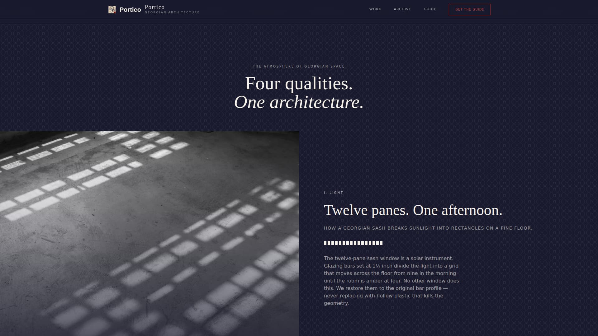 Georgian Architecture Professional Website Template