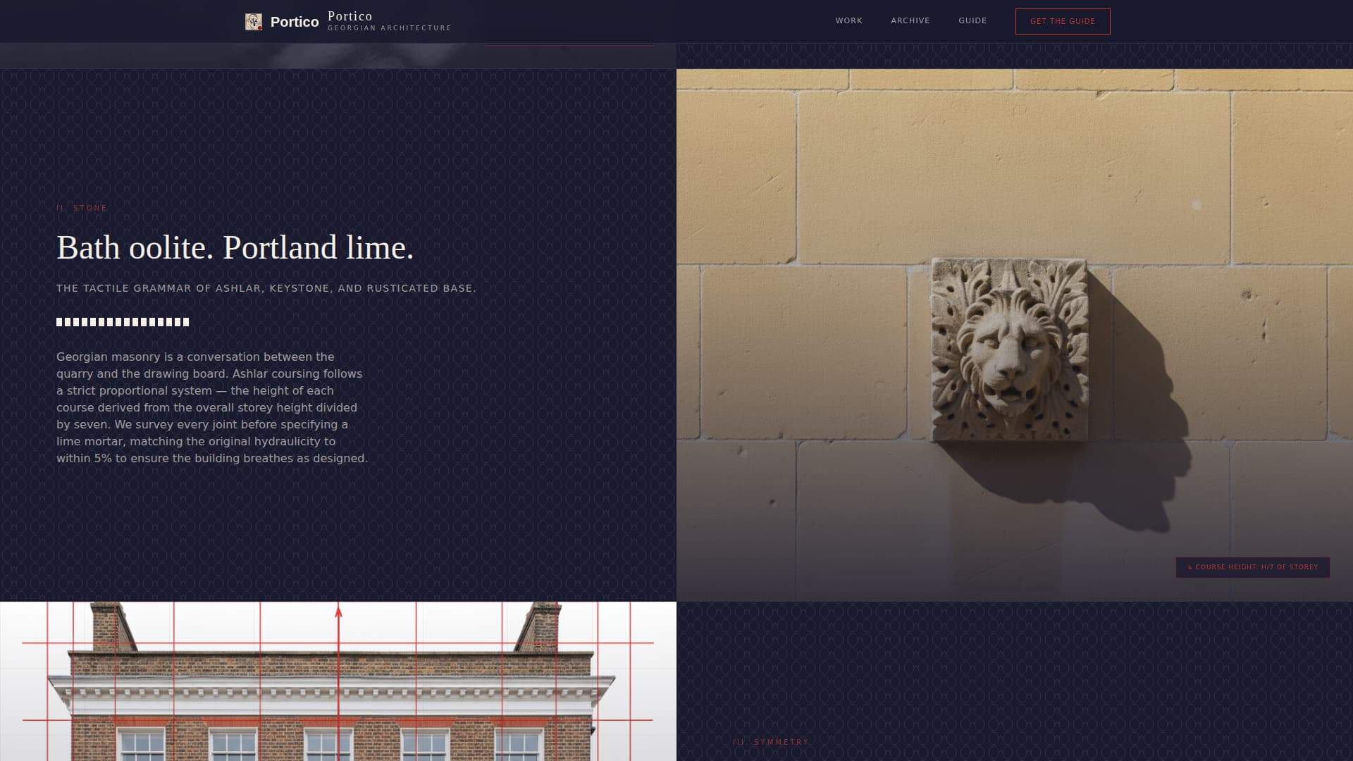 Georgian Architecture Professional Website Template