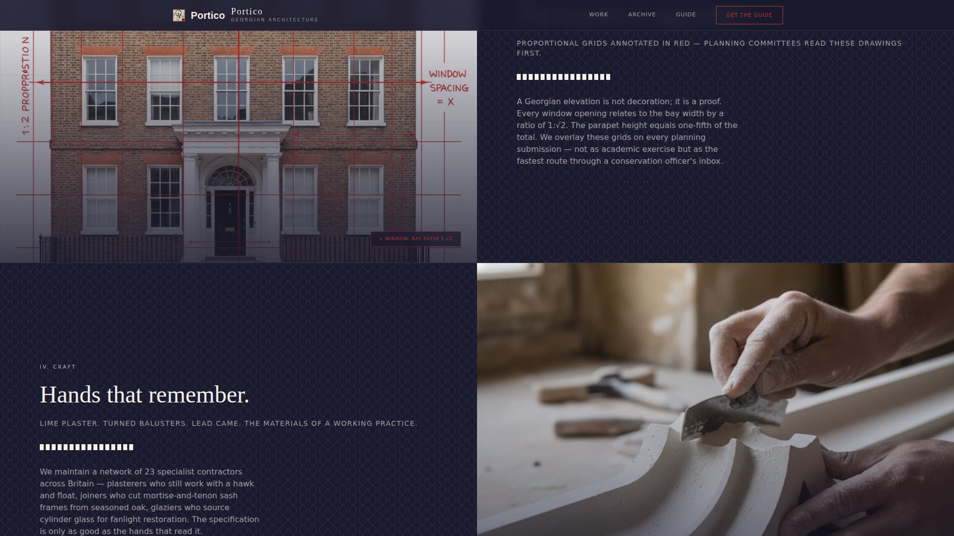 Georgian Architecture Professional Website Template
