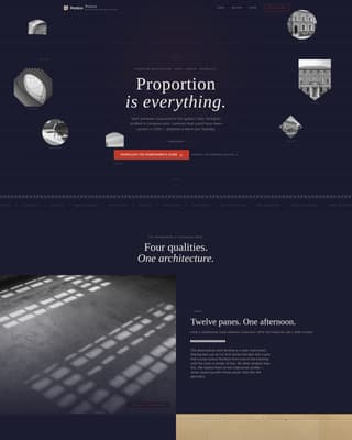 Georgian Architecture Professional Website Template