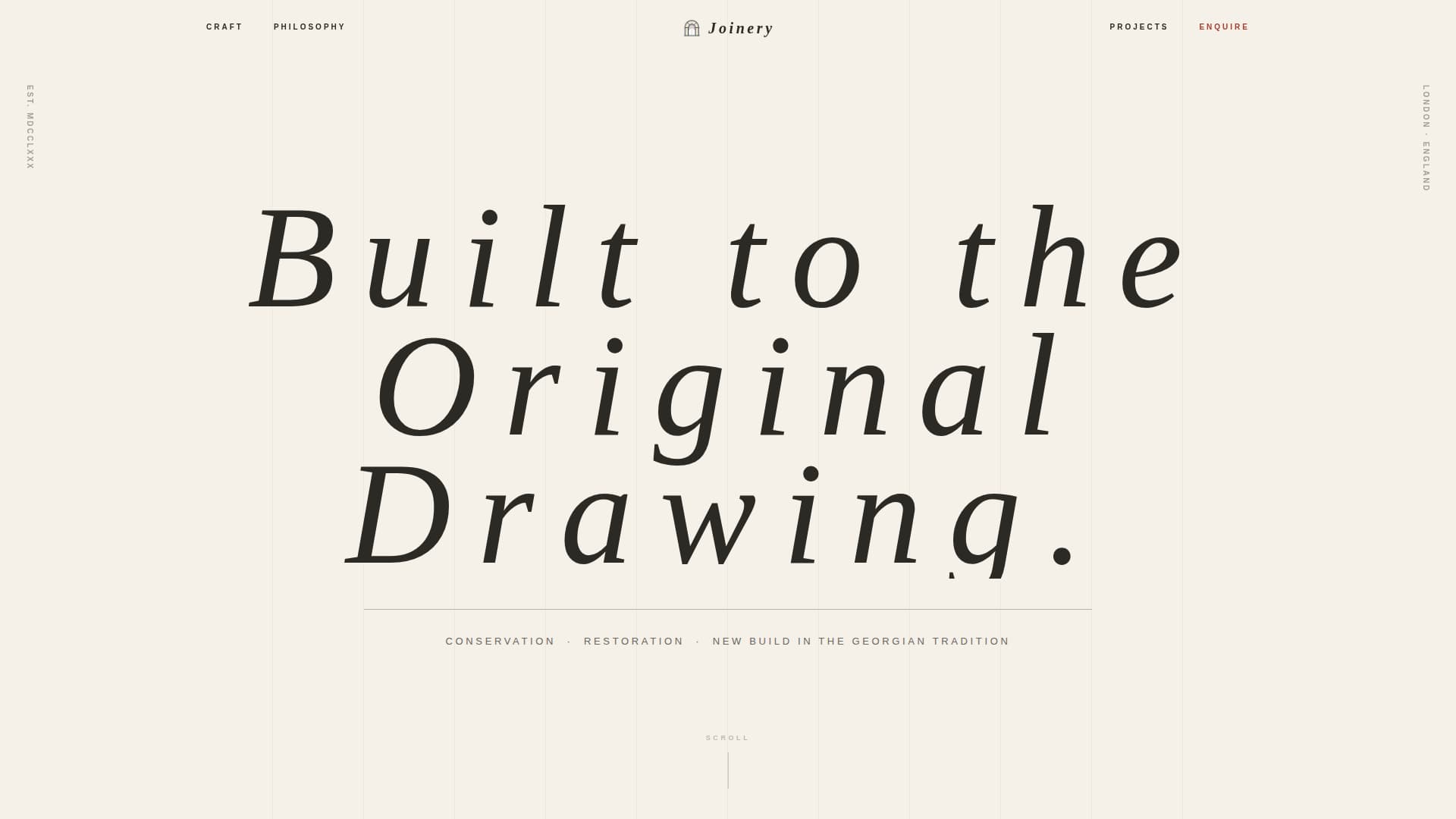 Georgian Architecture Blog Website Template