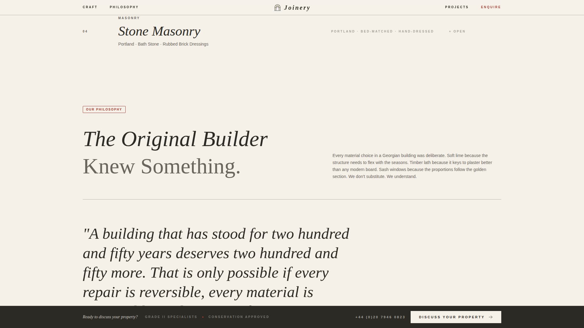 Georgian Architecture Blog Website Template