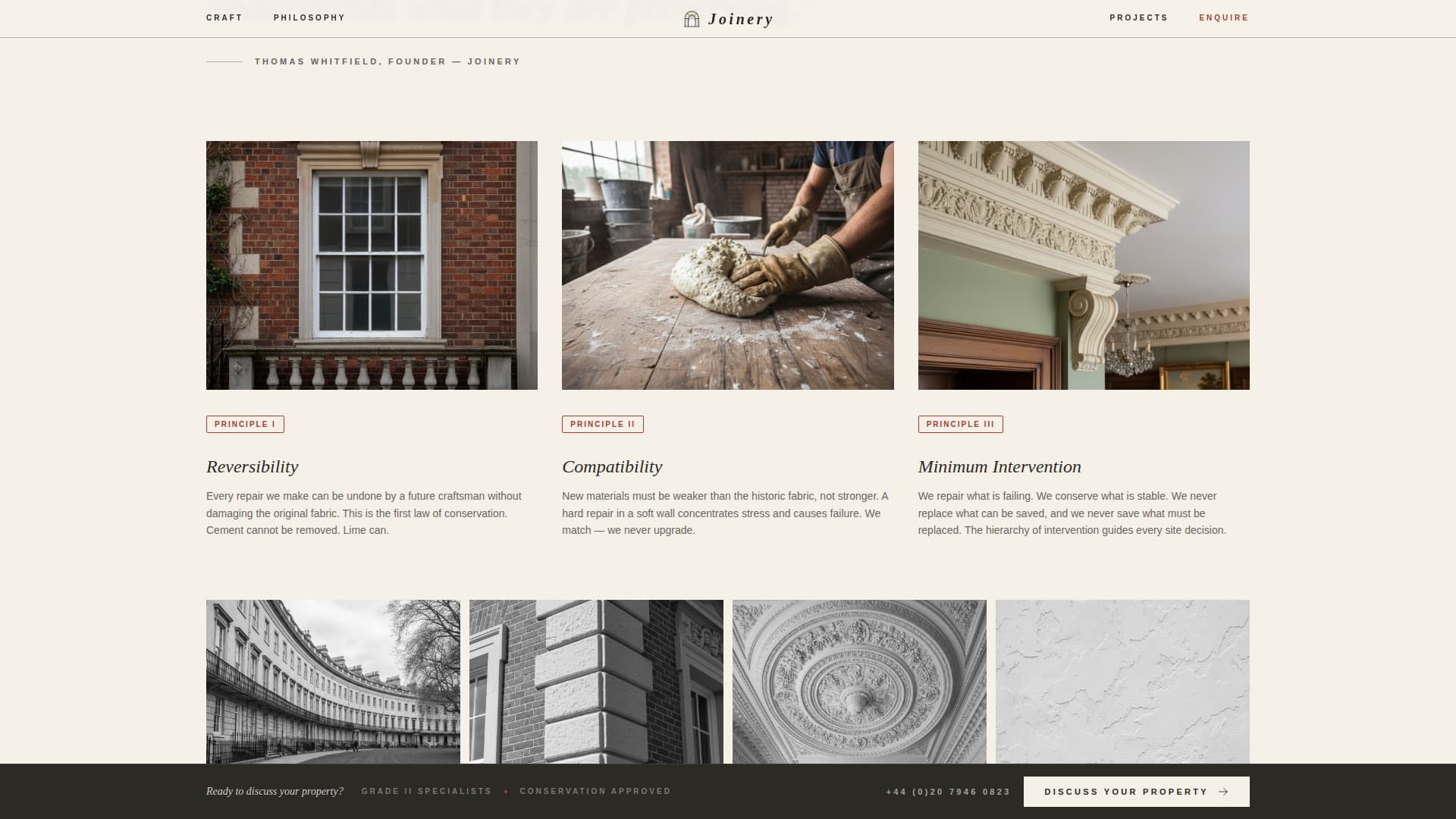 Georgian Architecture Blog Website Template