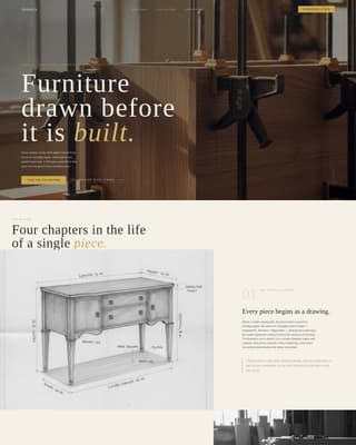 Georgian Architecture Pricing Website Template