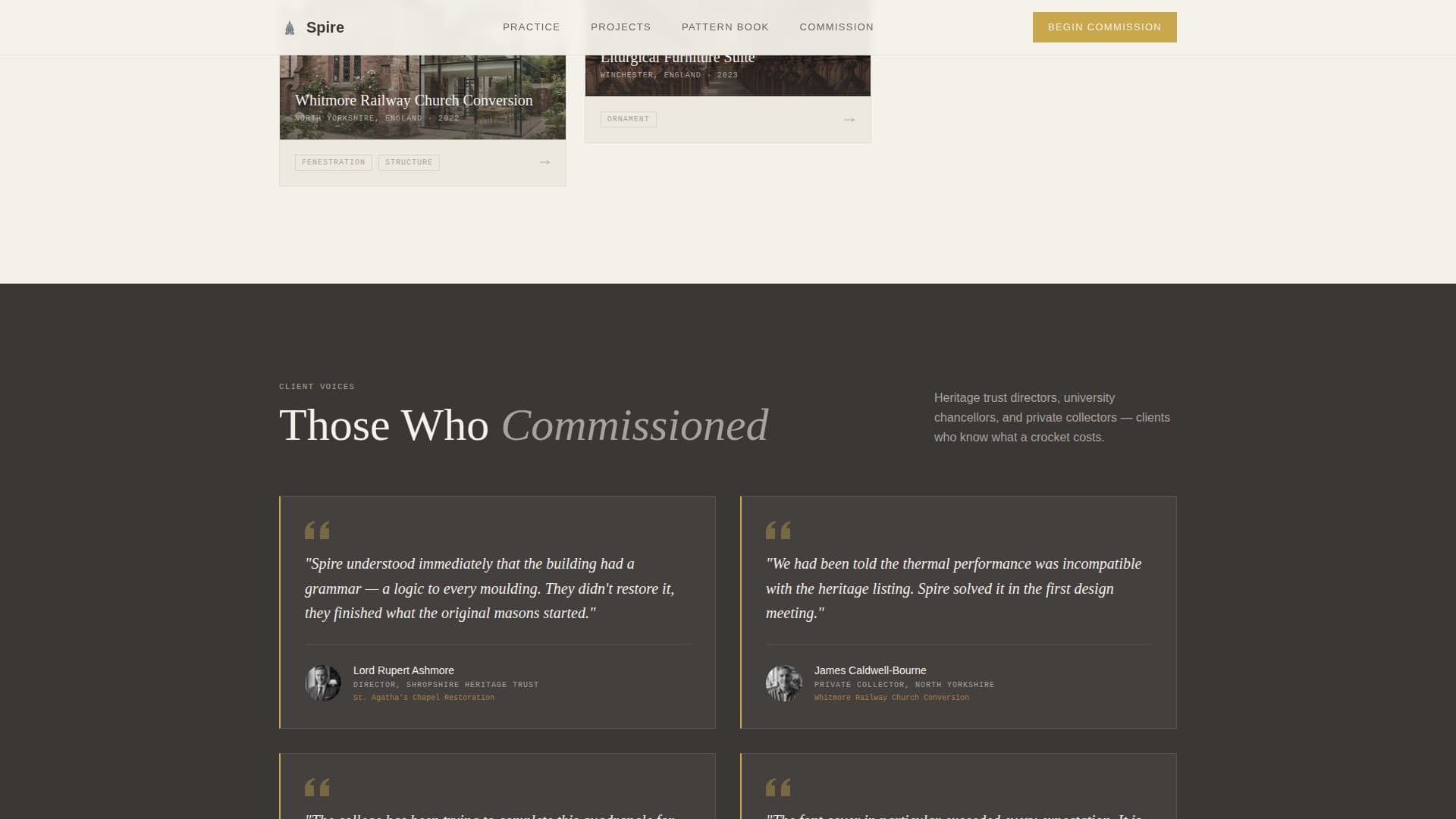 Gothic Revival Architecture Advanced Booking Website Template