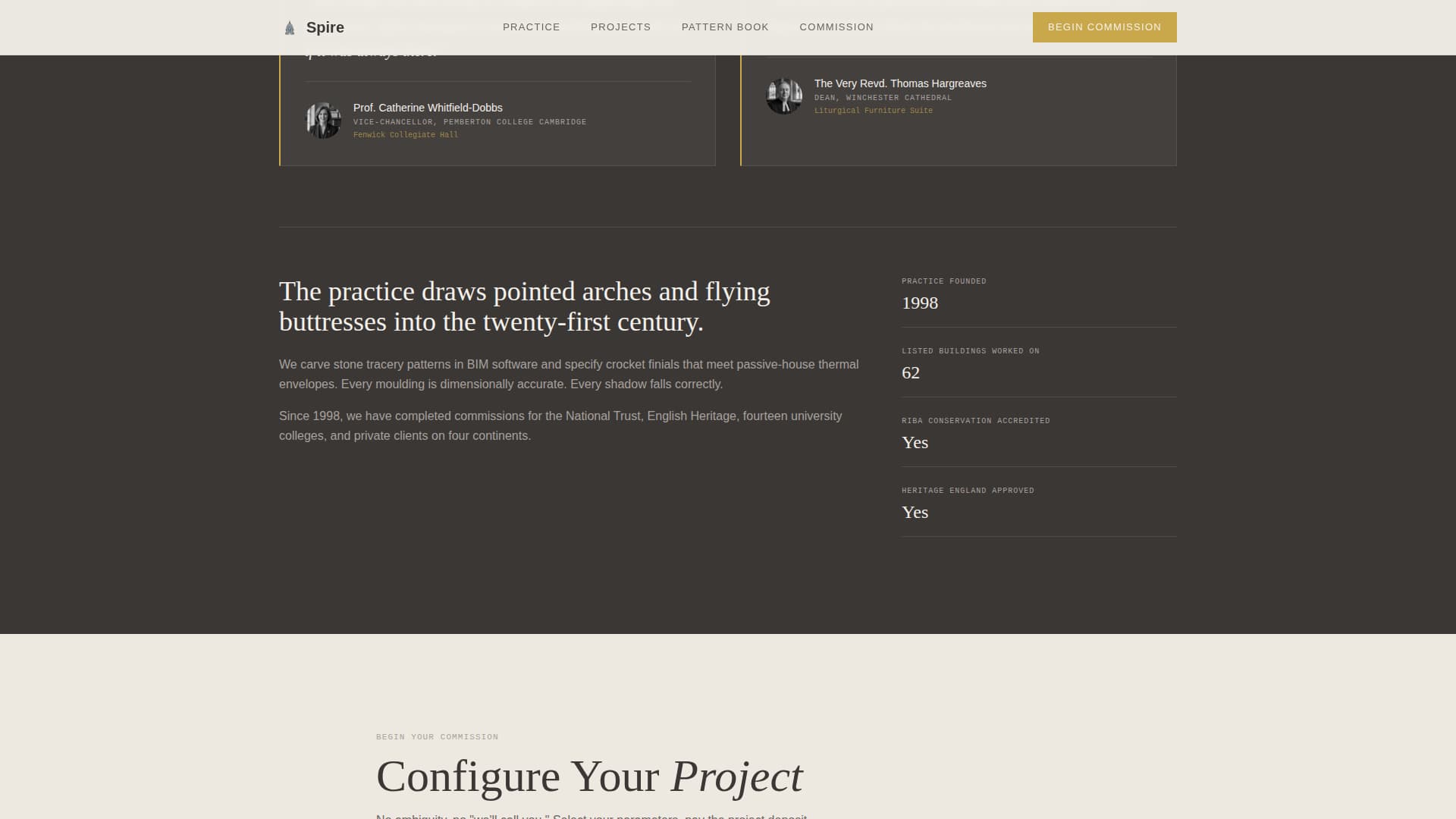 Gothic Revival Architecture Advanced Booking Website Template