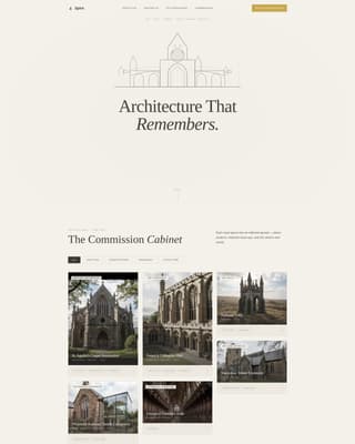 Gothic Revival Architecture Advanced Booking Website Template