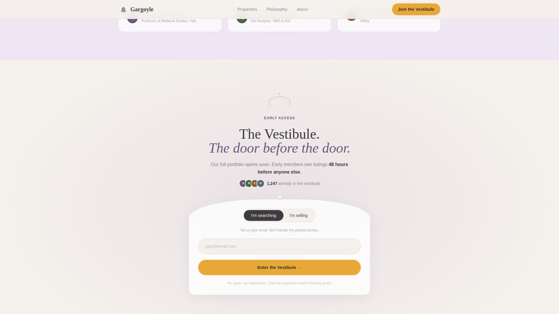 Gothic Revival Architecture Booking Website Template
