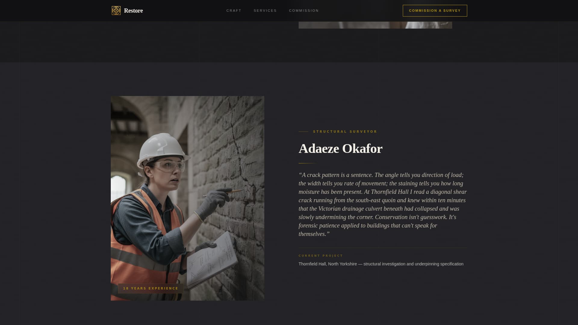 Religious & Cultural Architecture Specialist Professional Website Template