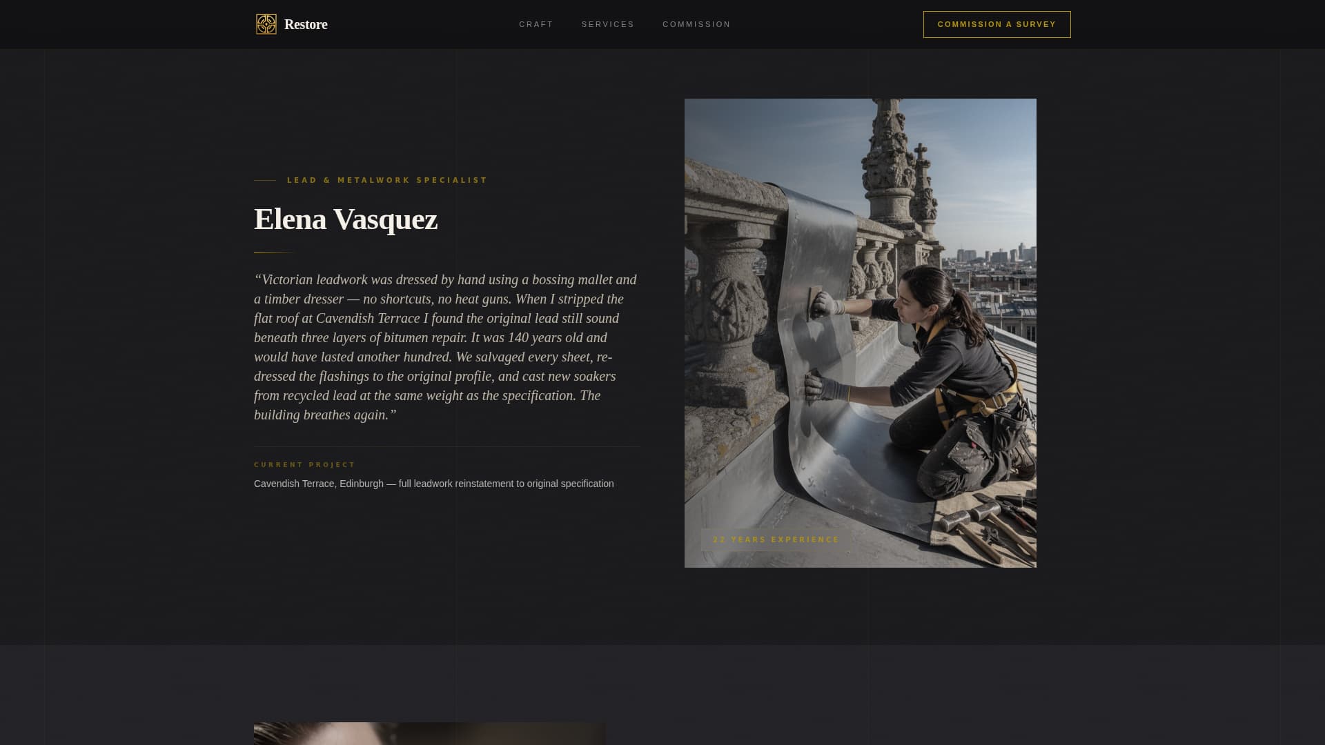Religious & Cultural Architecture Specialist Professional Website Template