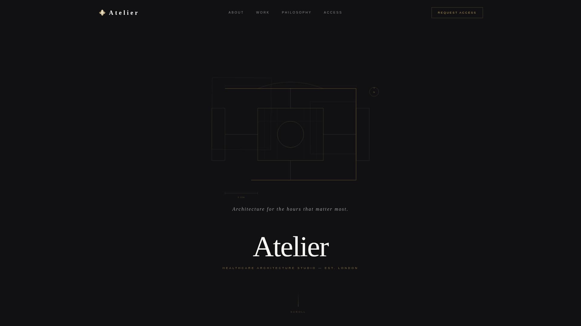 Atelier - Healing Hospital Landing Page Template