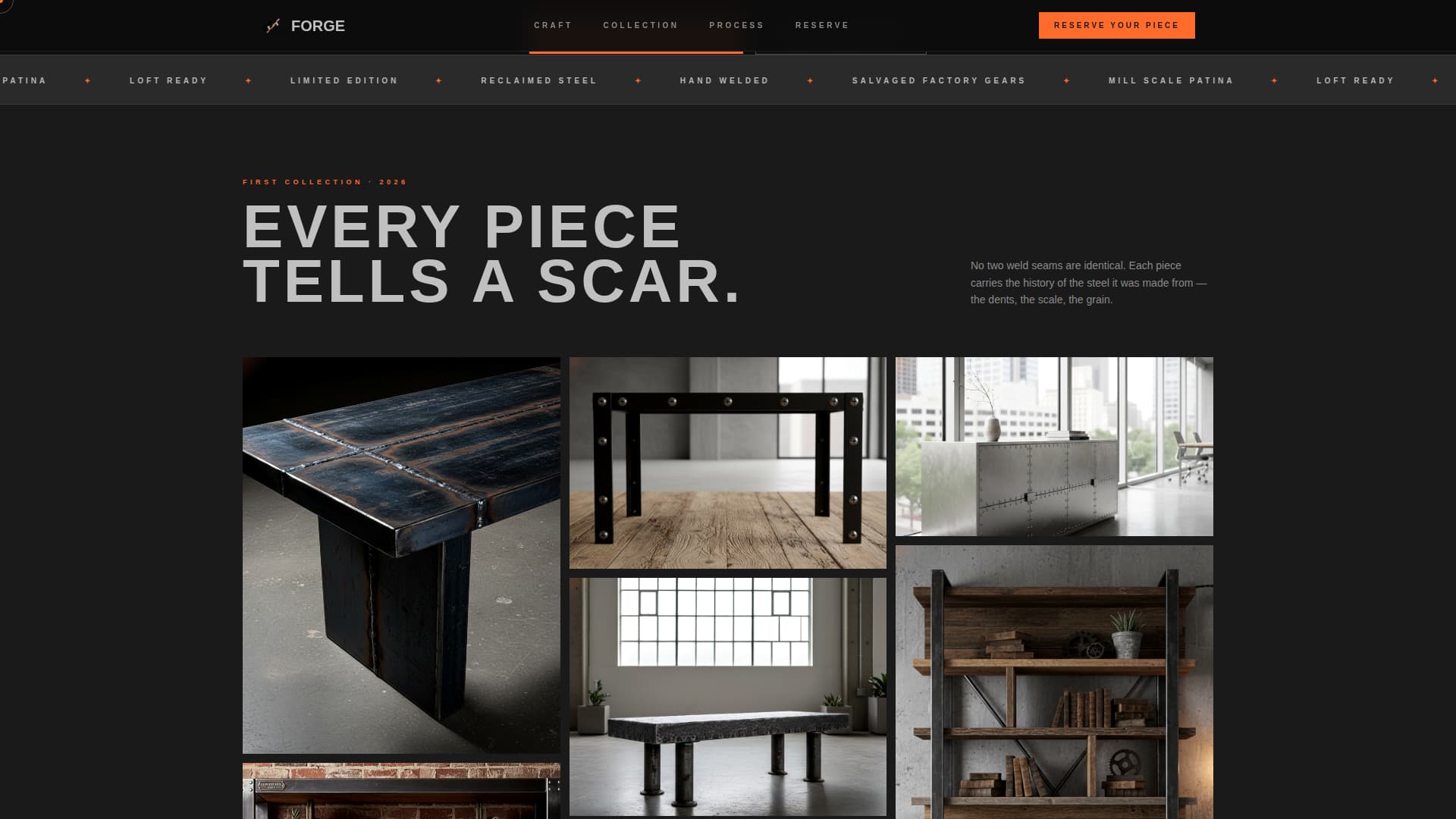 Industrial Architecture Pre-Launch Website Template