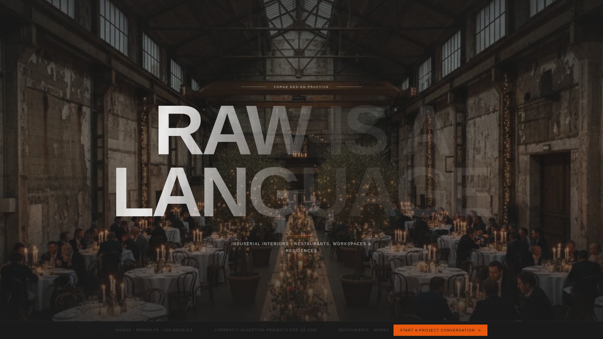 Industrial Architecture Blog Website Template
