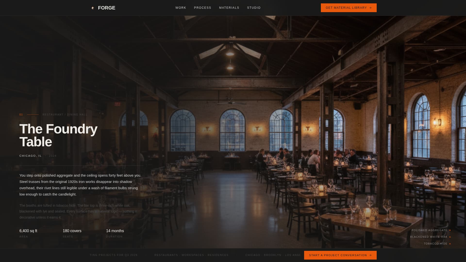 Industrial Architecture Blog Website Template