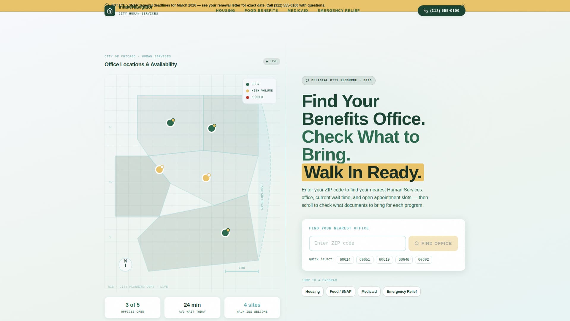 Human Services Government Professional Website Template