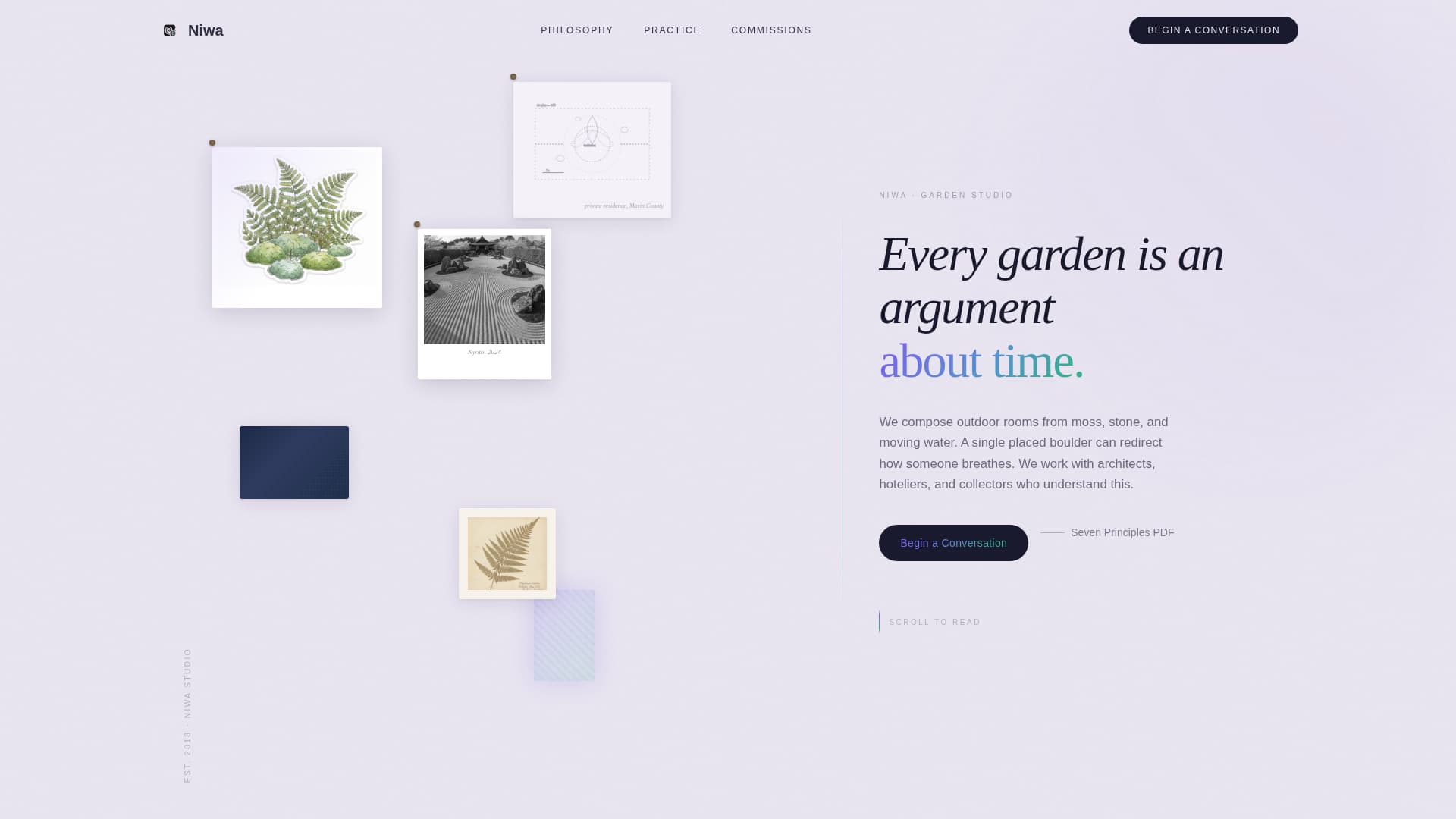 Japanese Architecture Blog Website Template