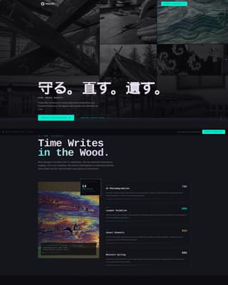Japanese Architecture Portfolio Website Template