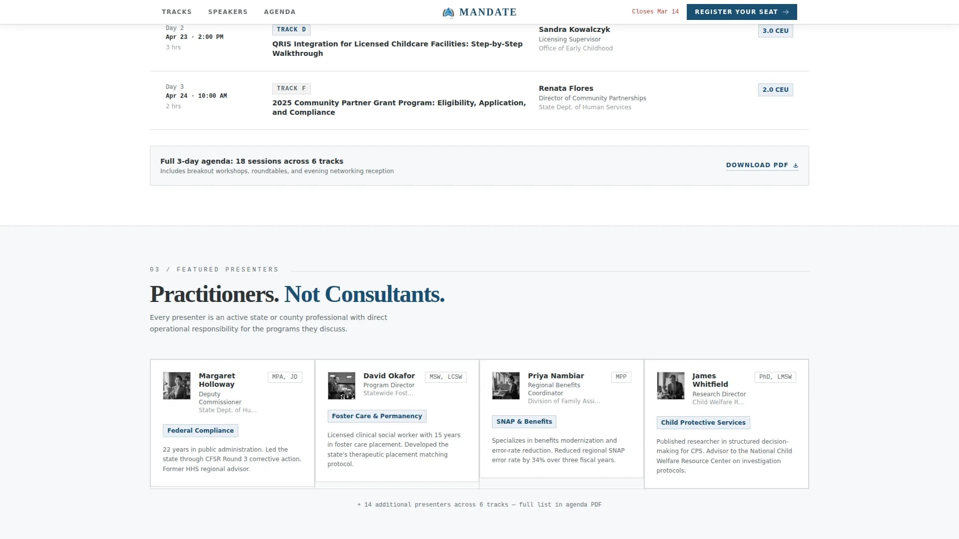 Human Services Government Directory Website Template