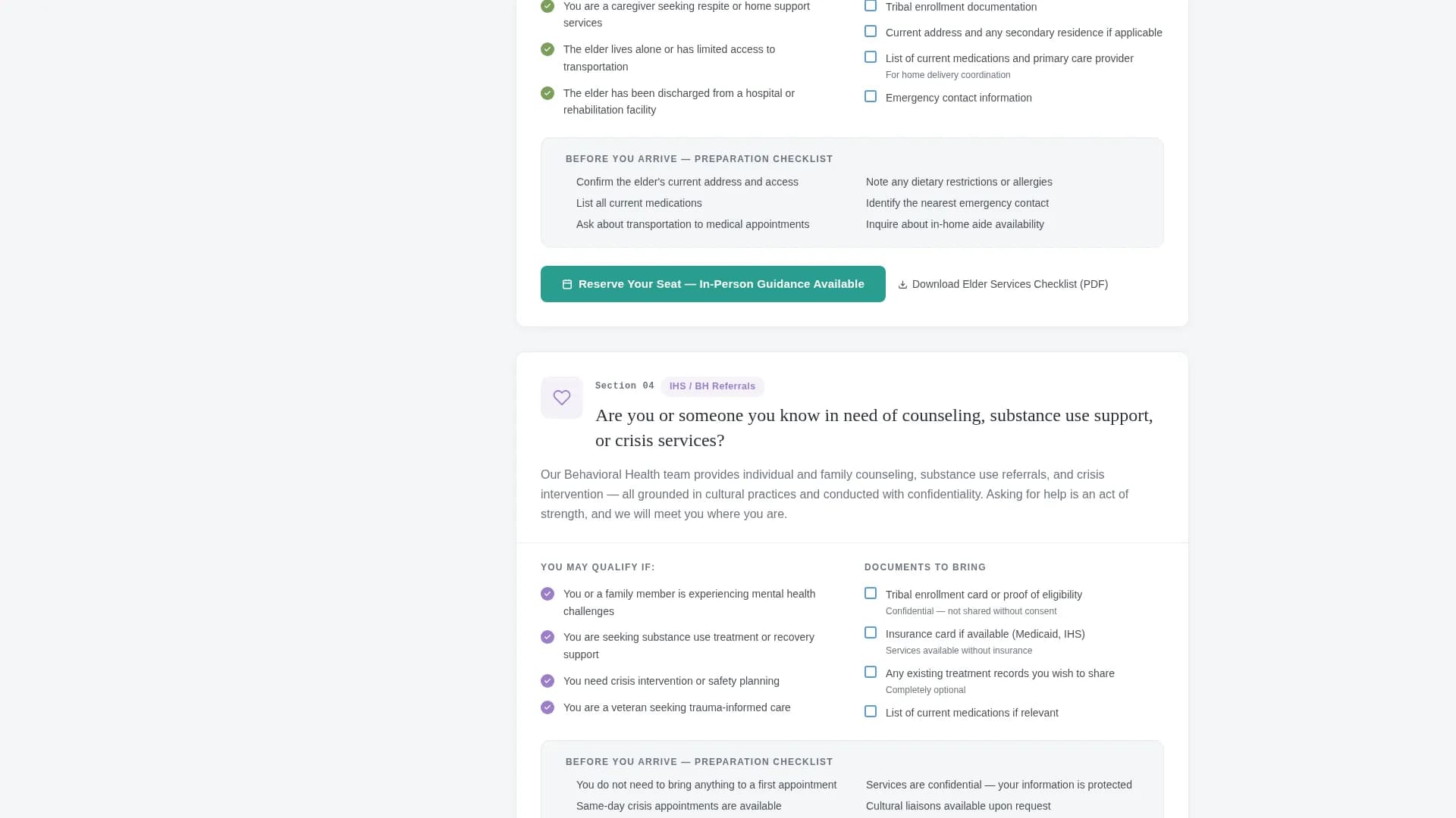 Empower — Tribal Human Services Landing Page Template