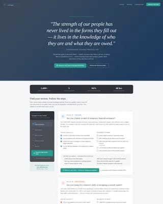 Empower — Tribal Human Services Landing Page Template