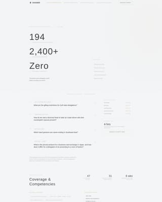 Embassy & Consulate FAQ Website Template