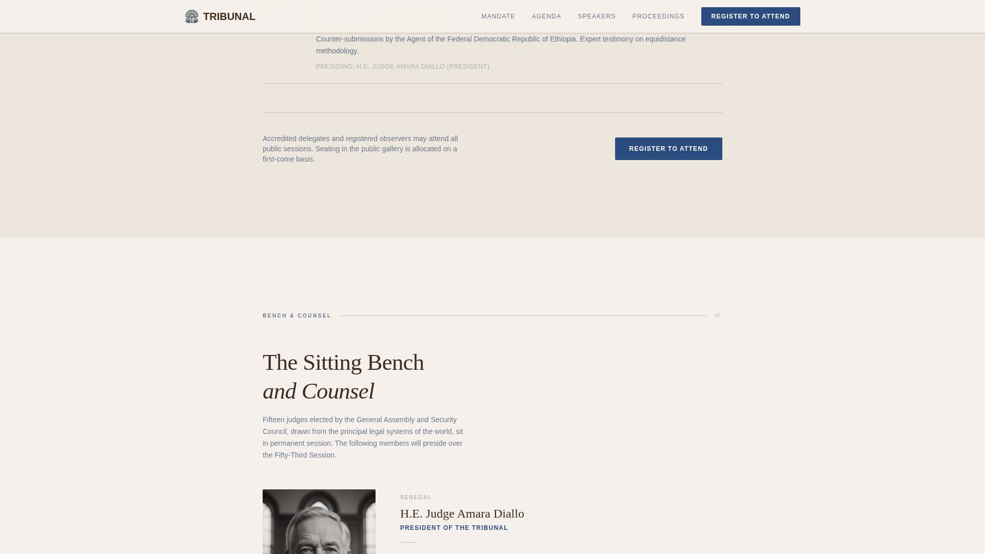 Judiciary & Legal Blog Website Template