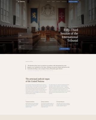 Judiciary & Legal Blog Website Template