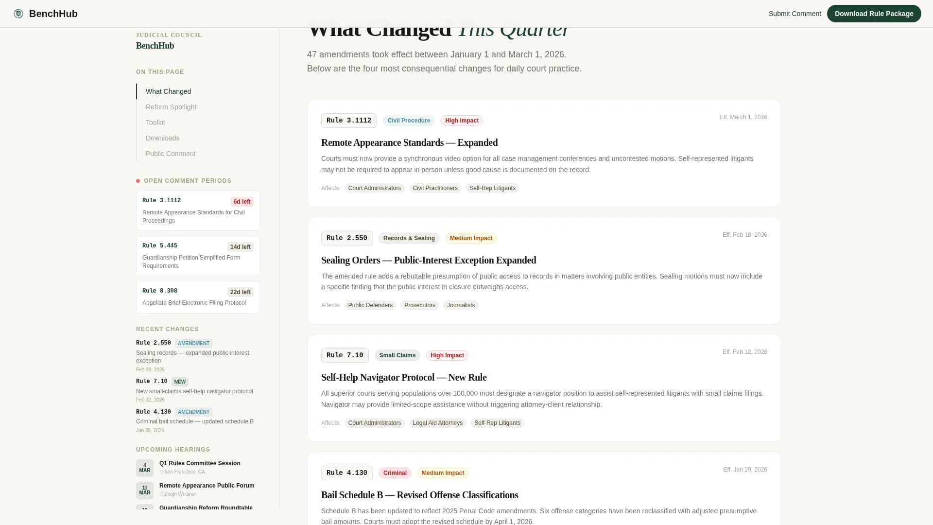 Court & Legal Blog Website Template
