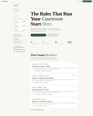Court & Legal Blog Website Template