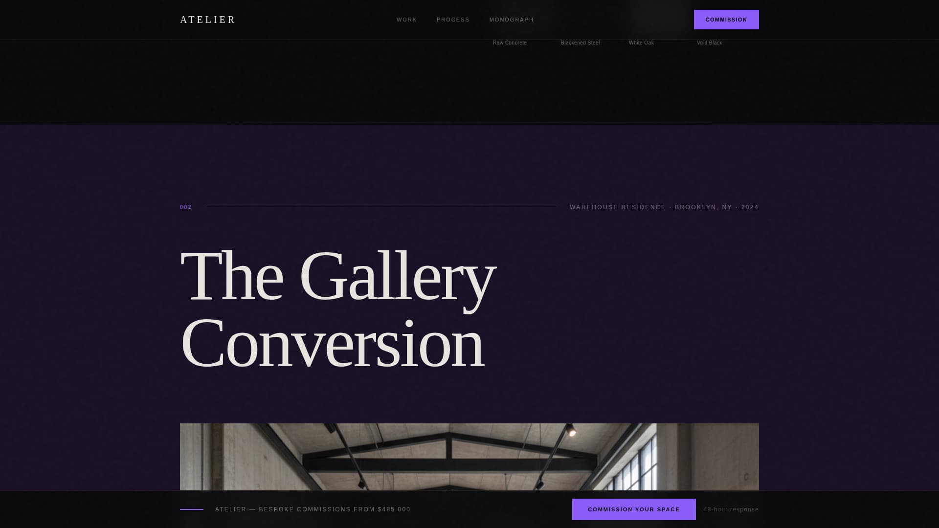 Interior Design Studio Professional Website Template