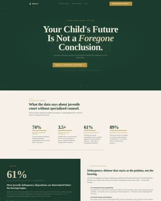 Judiciary & Legal Reviews Website Template