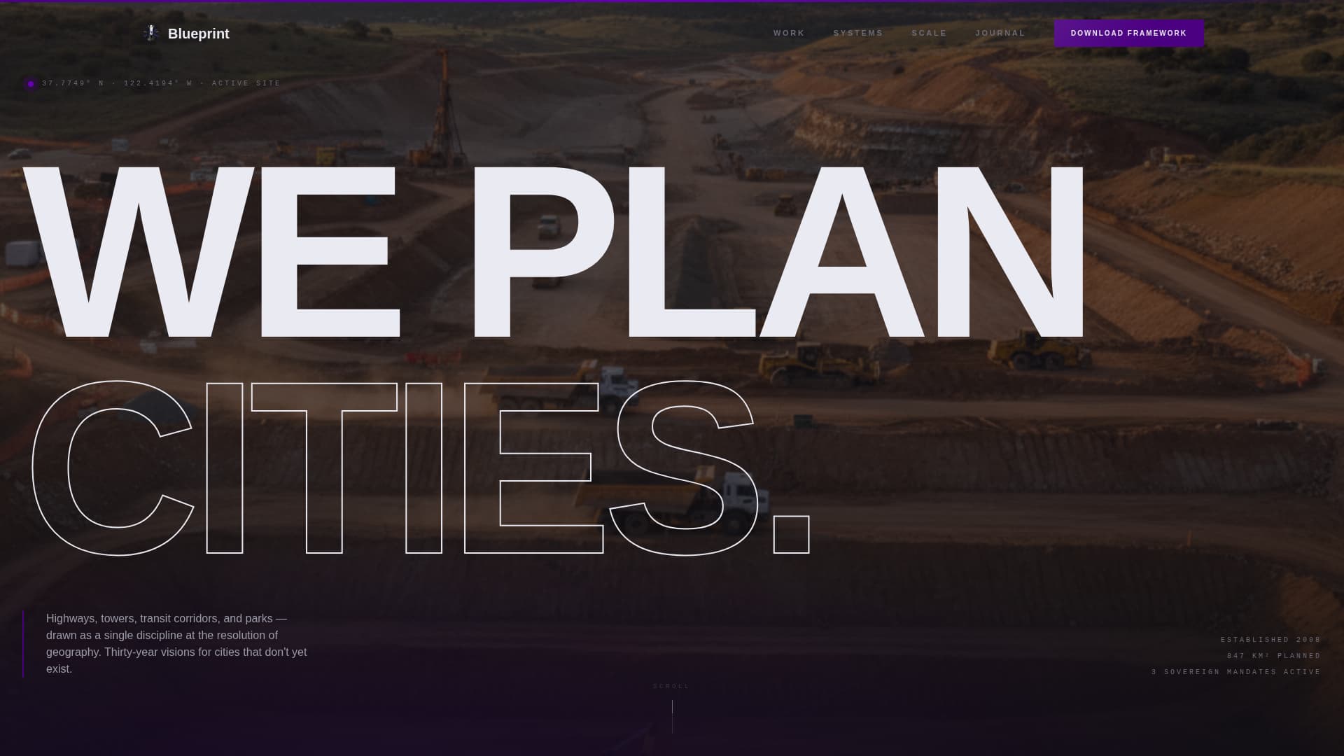 Urban Planning & Design Professional Website Template