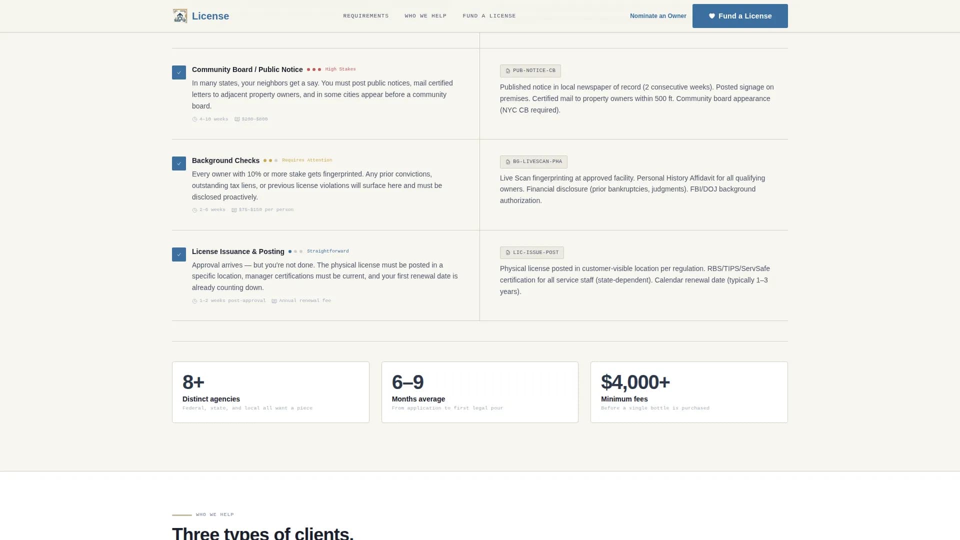 Regulatory & Licensing Privacy Policy Website Template