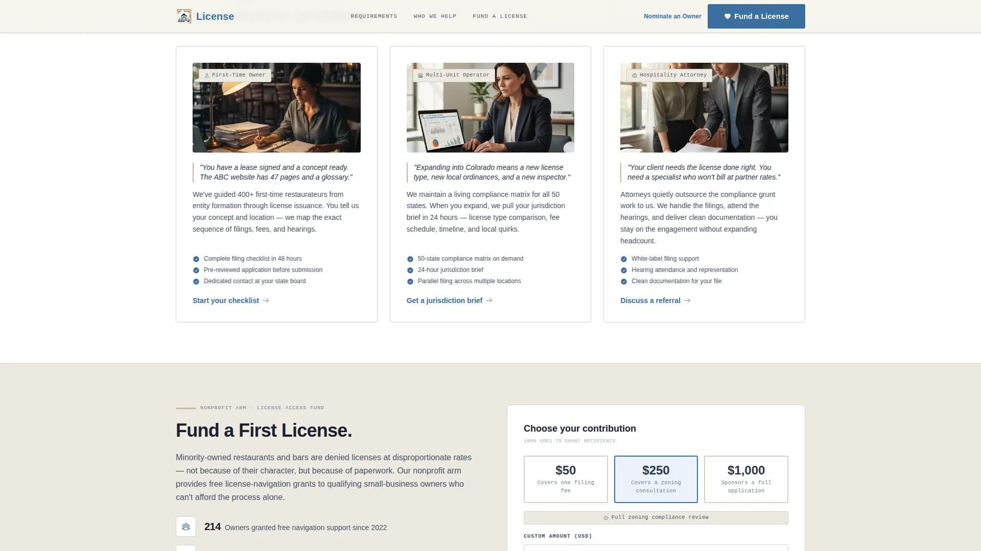 Regulatory & Licensing Privacy Policy Website Template