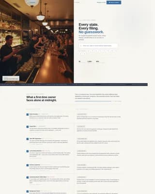 Regulatory & Licensing Privacy Policy Website Template