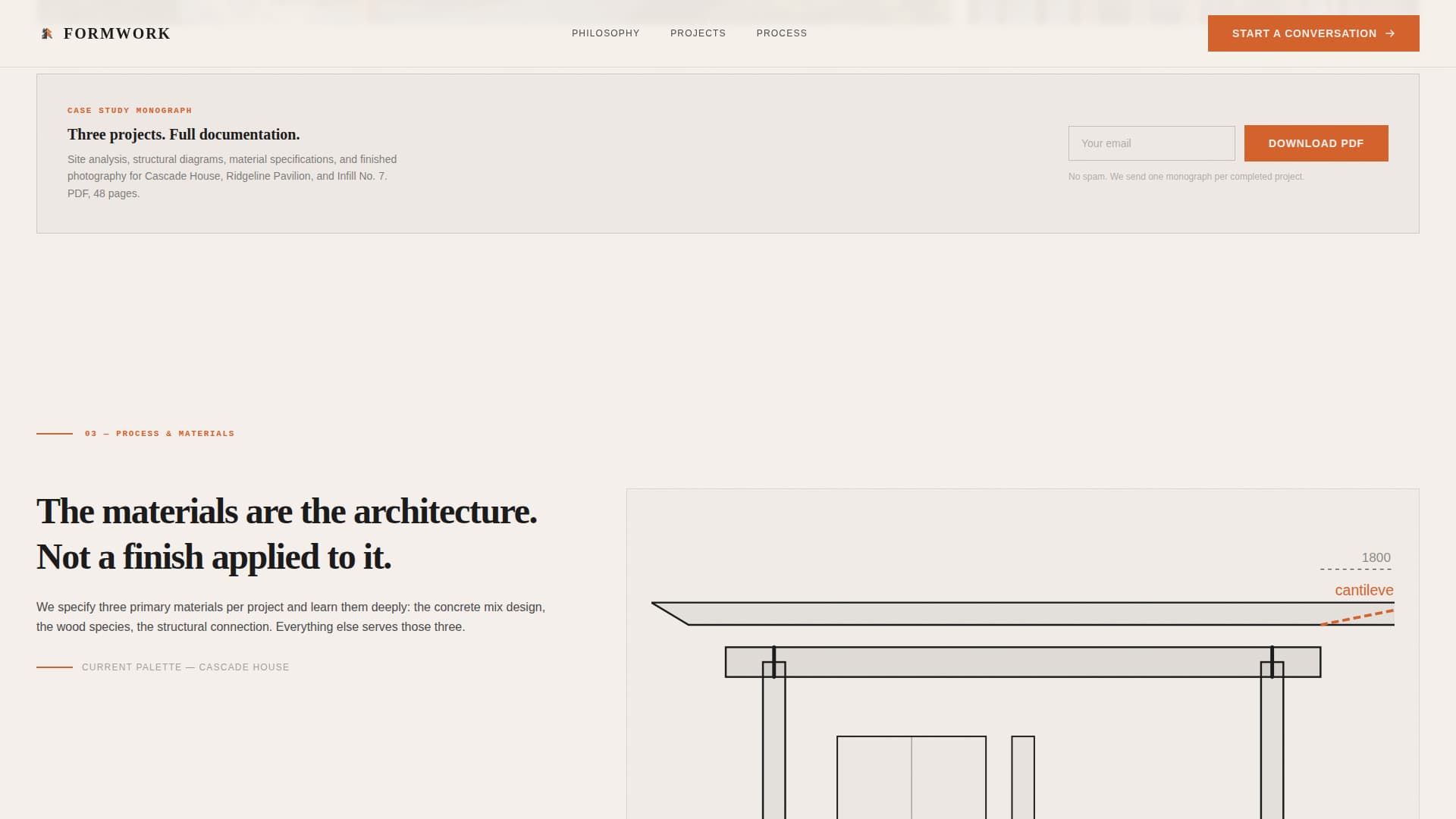 Mid-Century Modern Architecture Professional Website Template